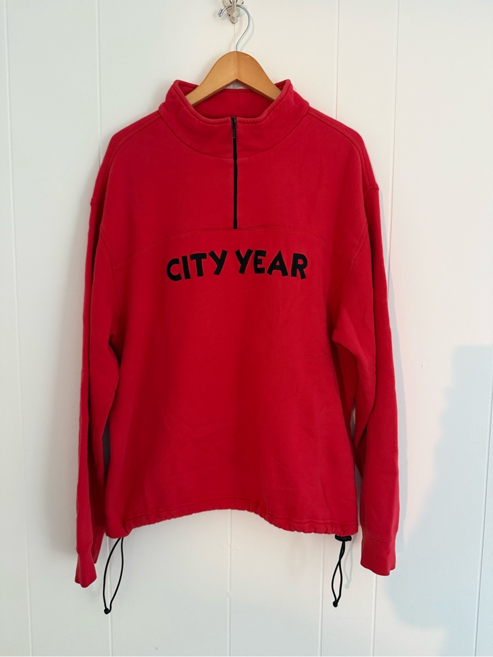 Timberland Red Quarter-Zip City Year Pullover